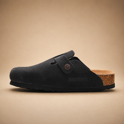 Birkenstock Boston Women’s Suede Clogs – Soft Footbed Leather Slip-On Clogs