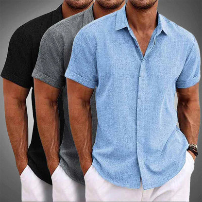 Ryan | Men’s Tropical Linen Shirt