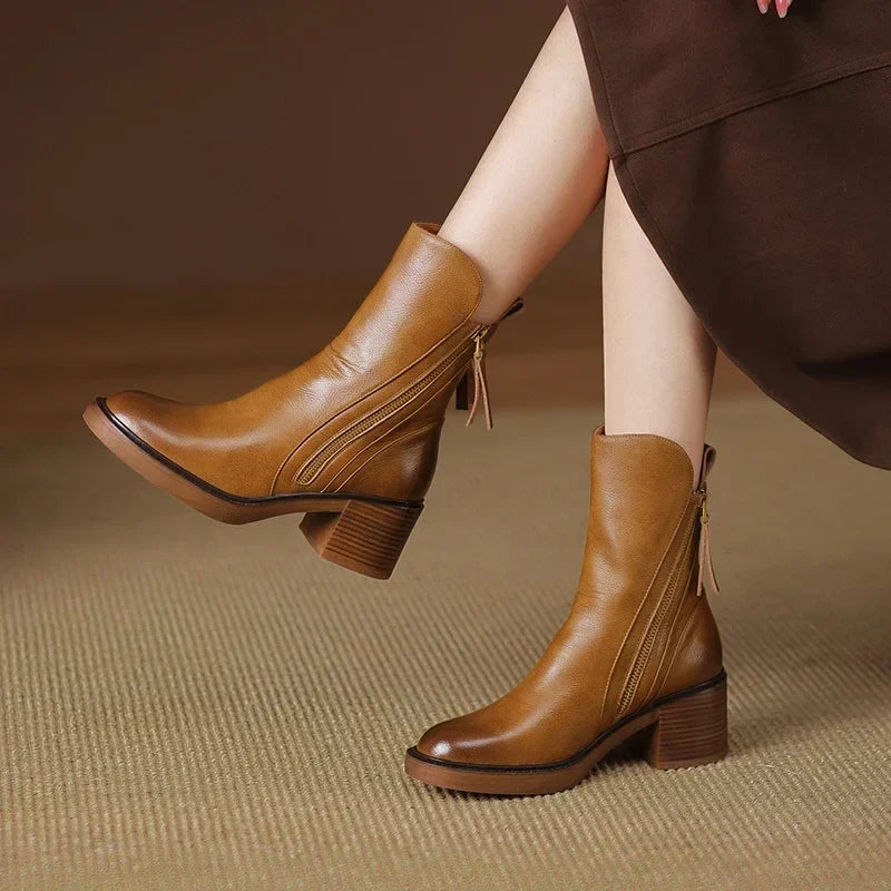 Delaney | Women’s Zip-Up Ankle Boots